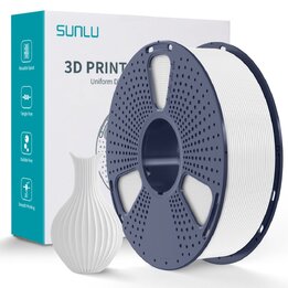 Filament PLA+ Sunlu Blanc - 1,75 mm - 1 kg - Fait main impression 3D