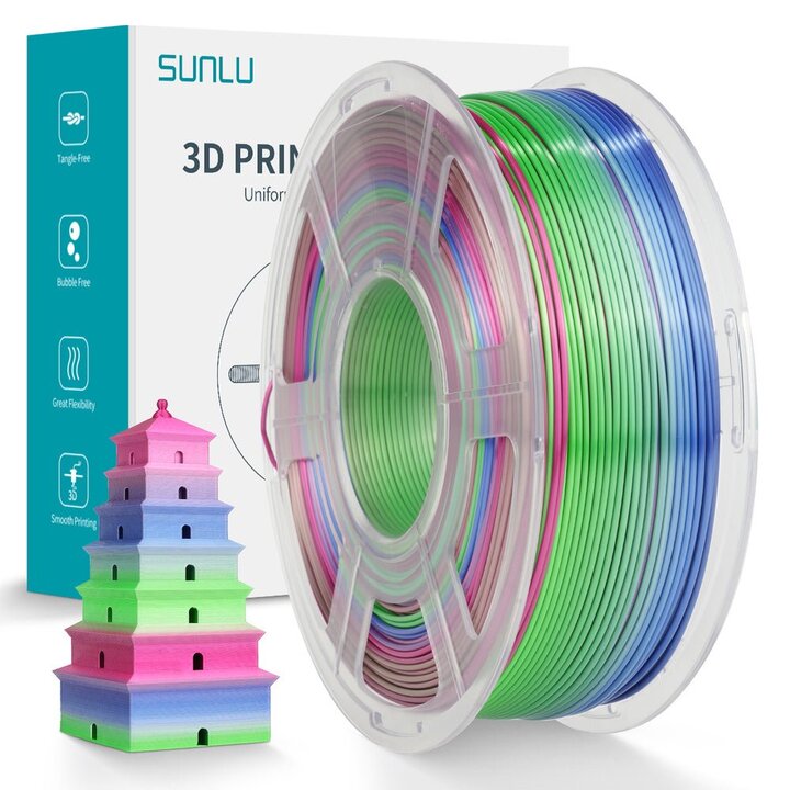Sunlu Silk PLA+ Pastèque - Impression 3D Occitanie
