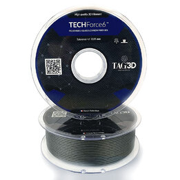 Tag3D Nylon TECHForce 20GF/10CF - True Black - 1.75 mm