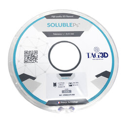 Tag3D - SOLUBLEPs (HIPS) Blanc 1.75 mm - 1 kg - imprimé en 3D