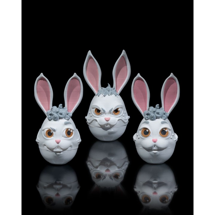 Bad Bunny Trio Egg Cases
