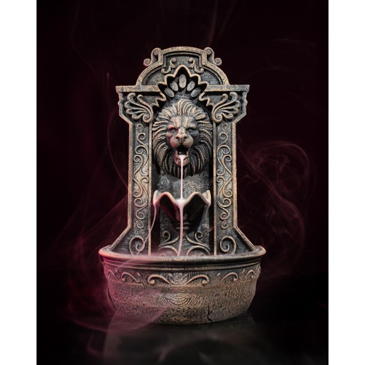 Lion's Courage Fountain Backflow Burner