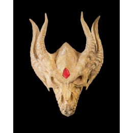 Silver Dragon Skull