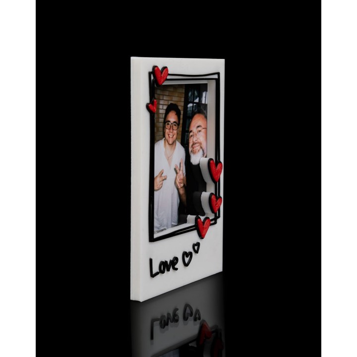Encadré d'Amour - Cadre Photo Aimanté