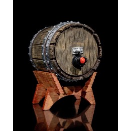 Oak Barrel Wine Bag Dispenser