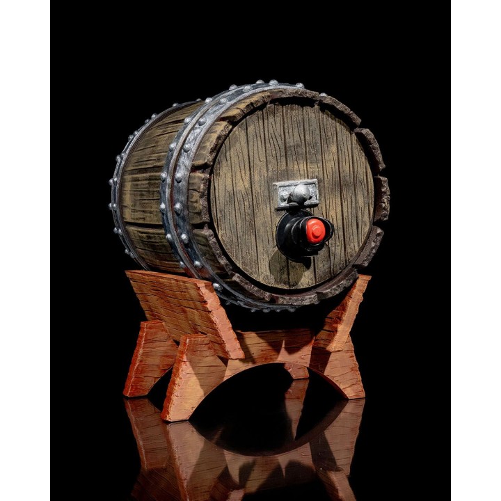 Oak Barrel Wine Bag Dispenser