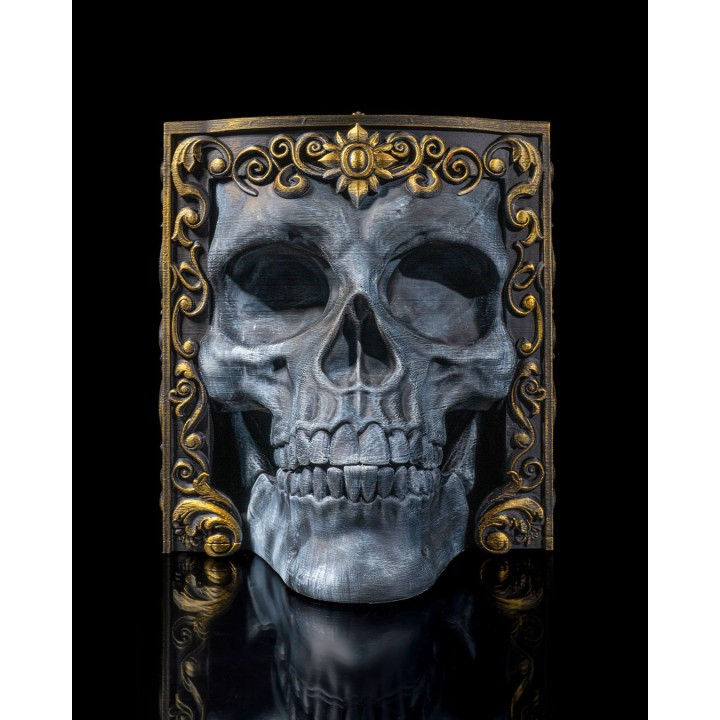 Skull Adornment Wine Bag Dispenser