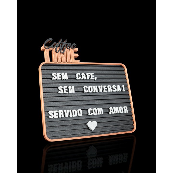 Coffee Time - Letter Board