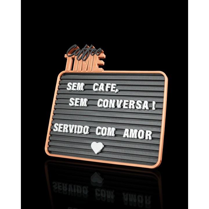 Coffee Time - Letter Board