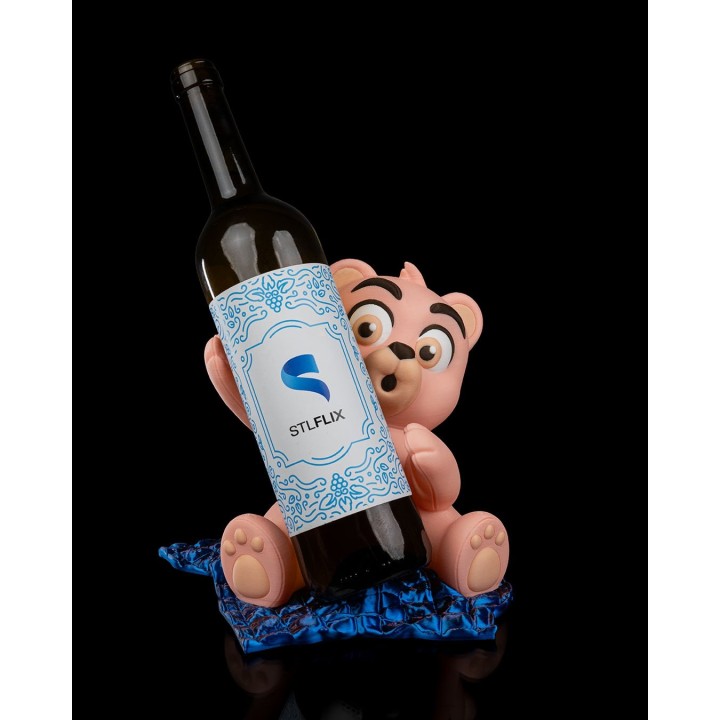 Porte-toast et vin de Teddy