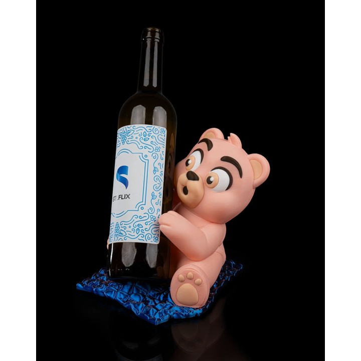 Porte-toast et vin de Teddy