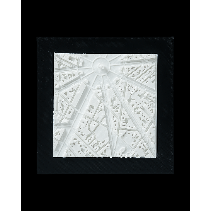 3D City Frames - Paris - 15cm Version
