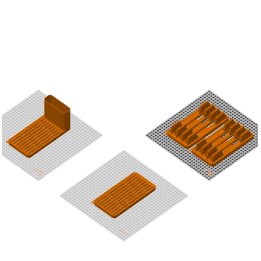 Kit double support à assiettes