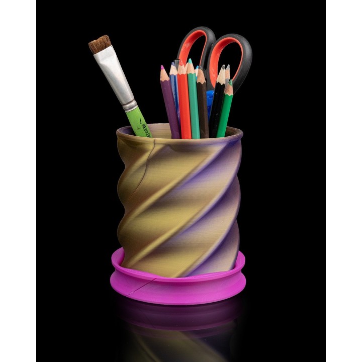 Porte-Stylo Torsade - Support Bureau