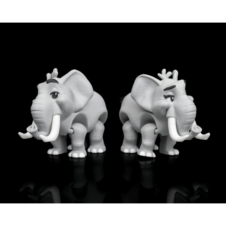 Paire d'éléphants