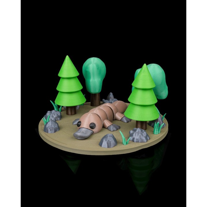 Décor — Ornithorynque Calme (figurine vendue séparément)