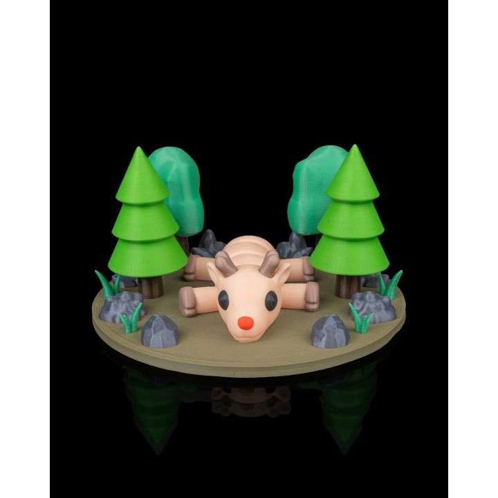 Décor — Renne au Repos (figurine vendue séparément)