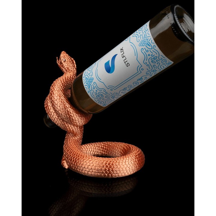 Serpent porte-bouteille | Maison Drabiec