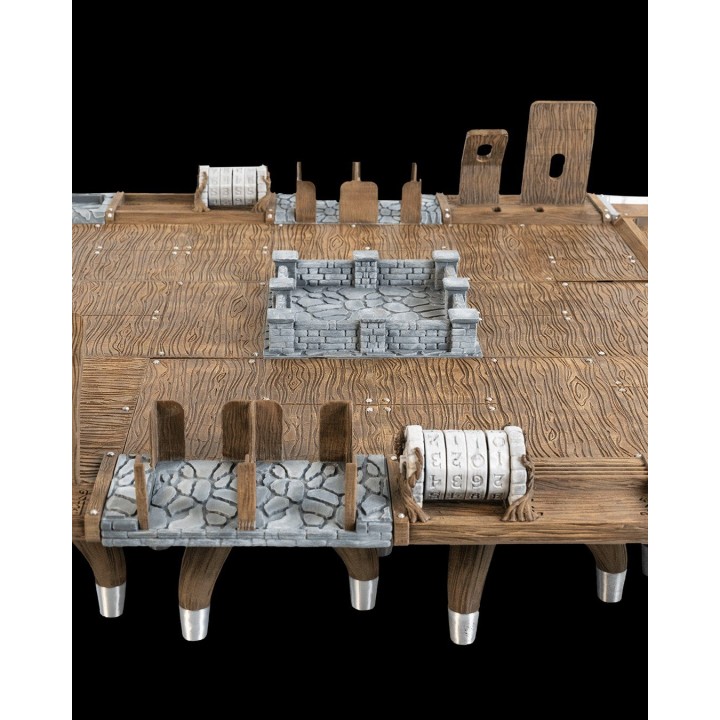 Table à rebord cartonné | Maison Drabiec