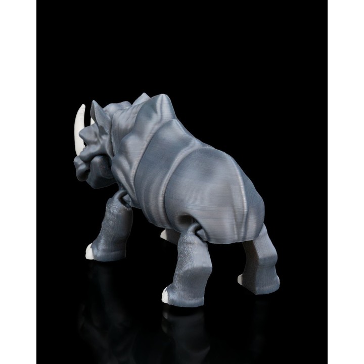 Rhinocéros miniature imprimé | Maison Drabiec