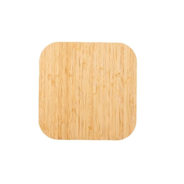 Assiette Bambou - Carrée gravé personnalisé | Maison Drabiec
