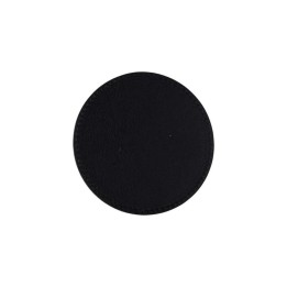 Sous-verres rond similicuir bicolore marron noir | Maison Drabiec