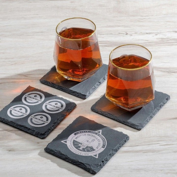 Sous-verre en verre | Maison Drabiec