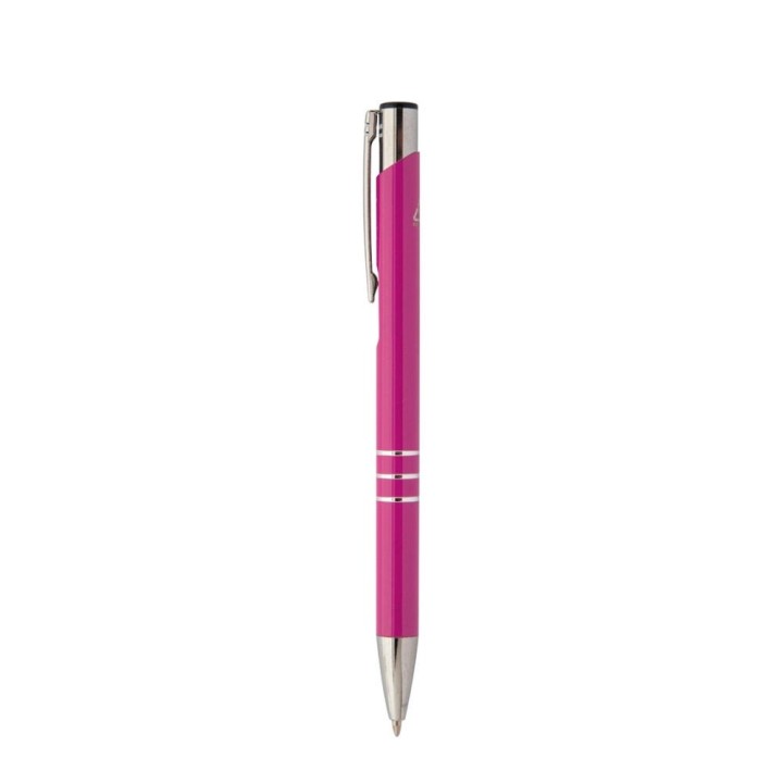 Stylo à bille aluminium rose | Maison Drabiec