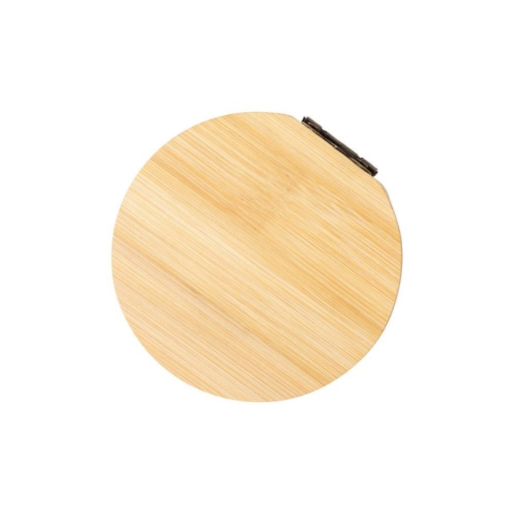 Boîte à bijoux en bambou avec miroir | Maison Drabiec