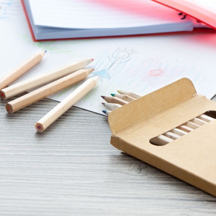 Boîte de crayons de couleur en bois à graver personnalisée | Maison Dr