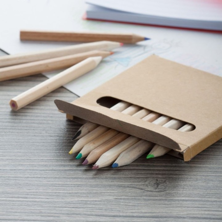Boîte de crayons de couleur en bois à graver personnalisée | Maison Dr