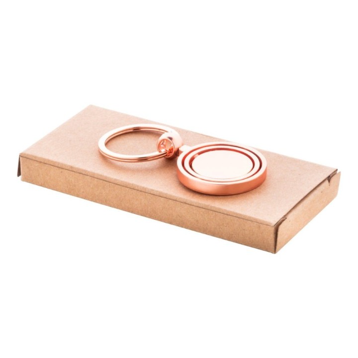 Porte-clés rond en métal à personnaliser | Maison Drabiec