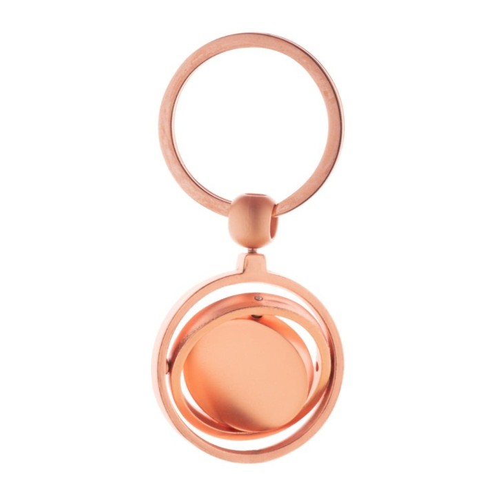 Porte-clés rond en métal à personnaliser | Maison Drabiec