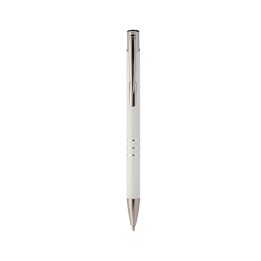 Stylo bille aluminium blanc personnalisable | Maison Drabiec