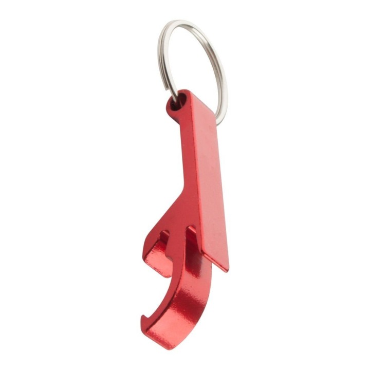 Porte-clés décapsuleur aluminium à personnaliser | Maison Drabiec