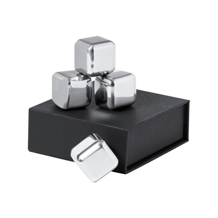 Set de glaçons réutilisables en acier inoxydable à graver | Maison Dra