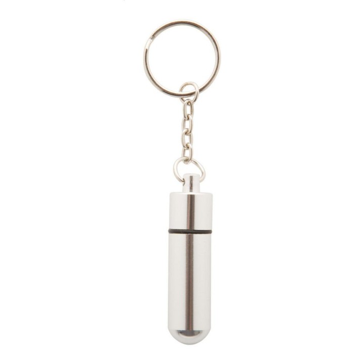 Porte-clés pilulier aluminium à personnaliser | Maison Drabiec