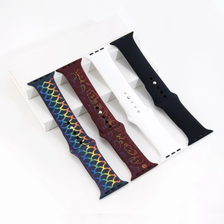 Bracelet Apple Watch à graver personnalisé — montre 42-49 mm | Maison 