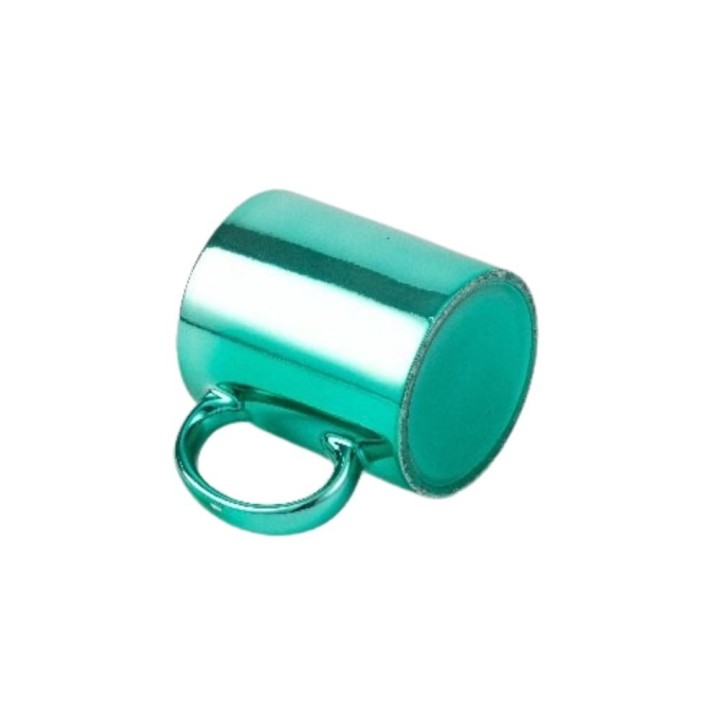 Mug Céramique Turquoise Métallisé | Maison Drabiec