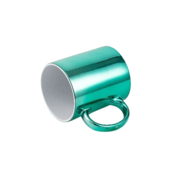 Mug Céramique Turquoise Métallisé | Maison Drabiec