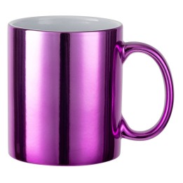 Mug en Céramique Violet Métallisé | Maison Drabiec