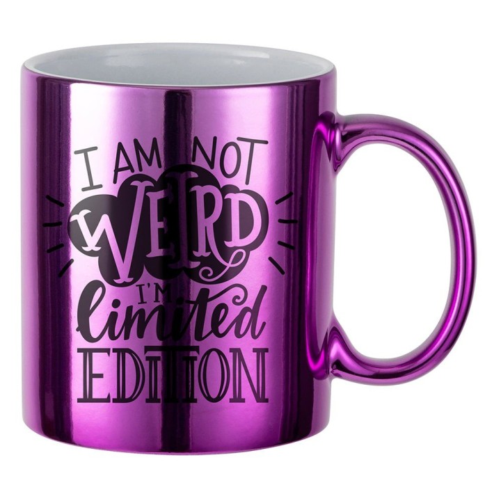 Mug en Céramique Violet Métallisé | Maison Drabiec