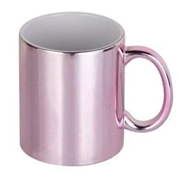 Mug Céramique Rose Métallisé | Maison Drabiec
