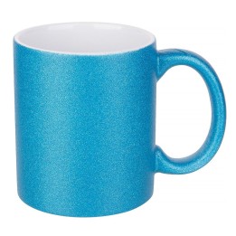 Mug Céramique Bleu Pailleté à Personnaliser | Maison Drabiec