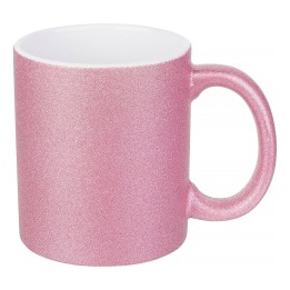 Mug en Céramique Rose Pailleté | Maison Drabiec