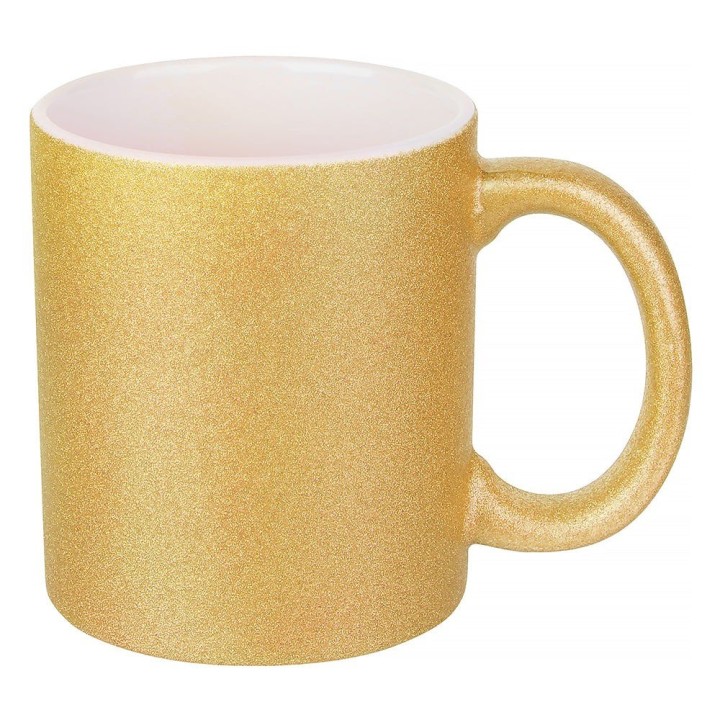 Mug Céramique Or Pailleté à Personnaliser | Maison Drabiec