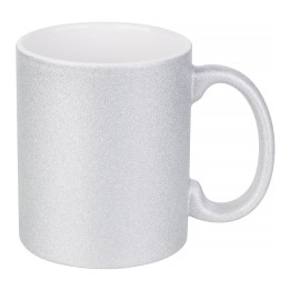 Mug Céramique Argent Pailleté à Personnaliser | Maison Drabiec