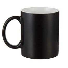 Mug Thermoréactif Noir Semi-Mat | Maison Drabiec