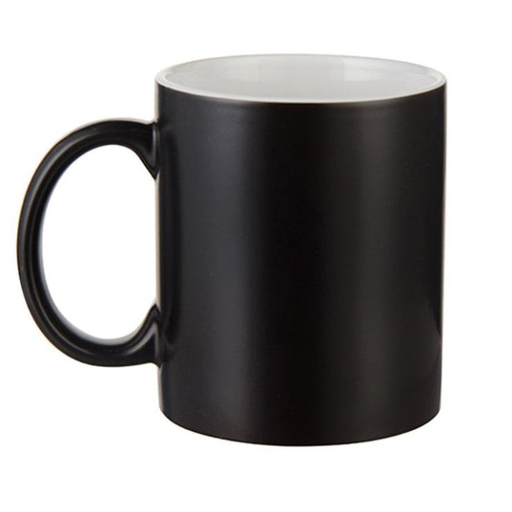 Mug Thermoréactif Noir Semi-Mat | Maison Drabiec