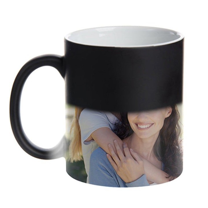 Mug Thermoréactif Noir Semi-Mat | Maison Drabiec